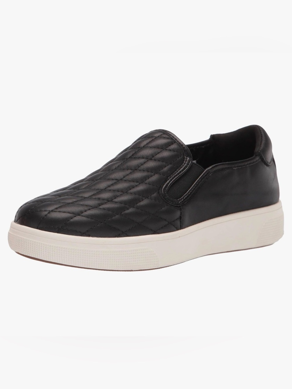 Propét Women's Karly Sneaker size 9.5 Wide black leather slip on orthopedic